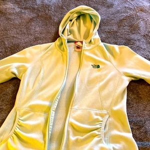 The North Face unlined fleece full zip jacket, Women’s size small